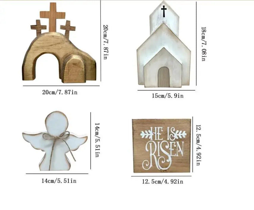 Easter and Thanksgiving 3 New Product Ideas 2024 Easter Decoration Outdoor Jesus Table Signs Easter Garden Decoration Religious Decorations Home Decoration