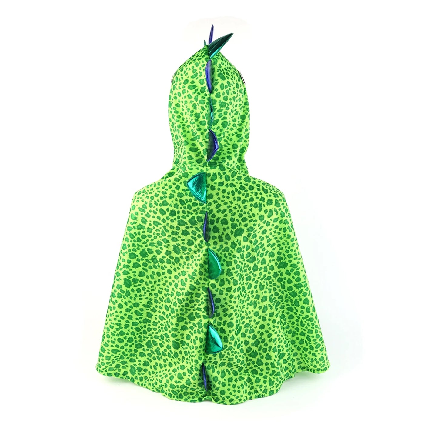 Fantasia infantil de Halloween com capuz e capa de dinossauro para cosplay e festa de Halloween, maquiagem de dinossauro, dia da morte e dia da morte 