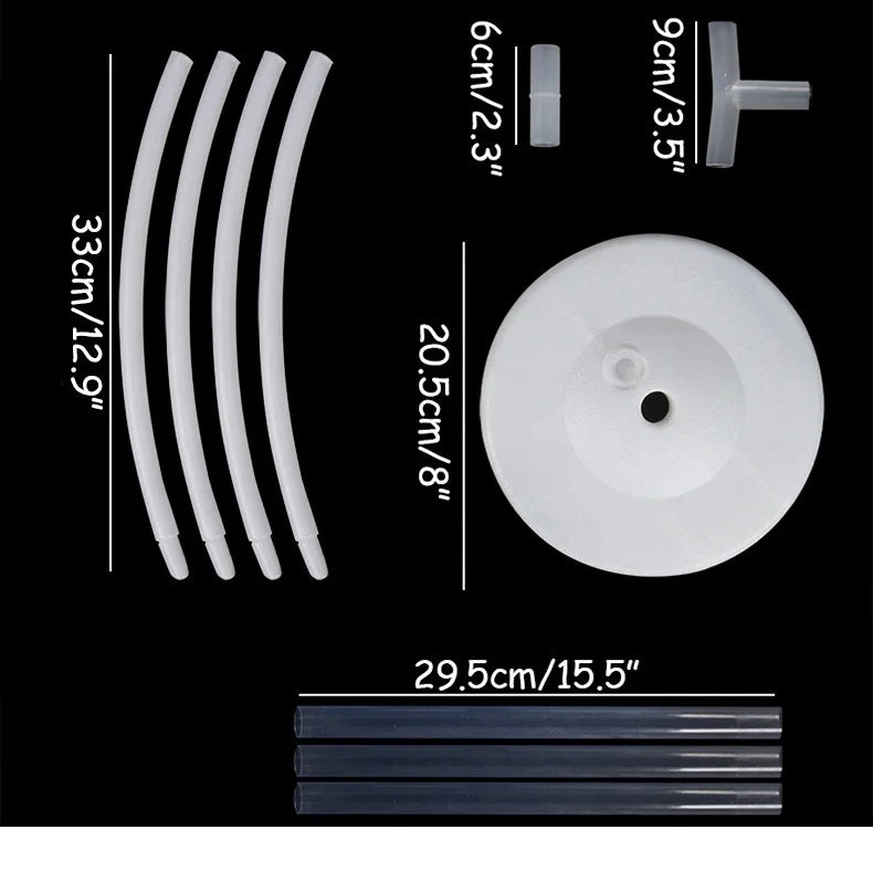 Birthday Party 2 Round Balloon Holder Arch Round Balloon Arch Frame Balloon Holder Kit