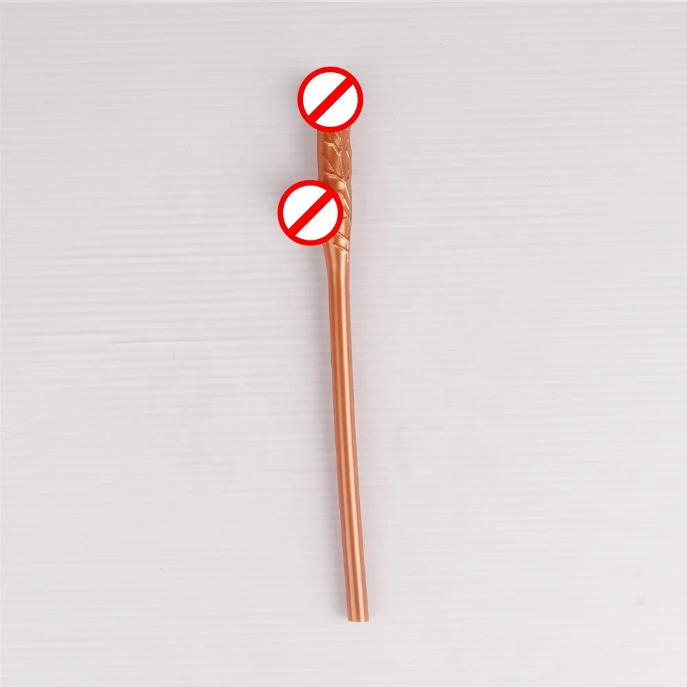 Bachelor Party 1 Wholesale Colorful Bachelor Party Rose Gold Drinking Penis Straw Various Colors 30cm Penis Shaped Girls Night Drinking Straw