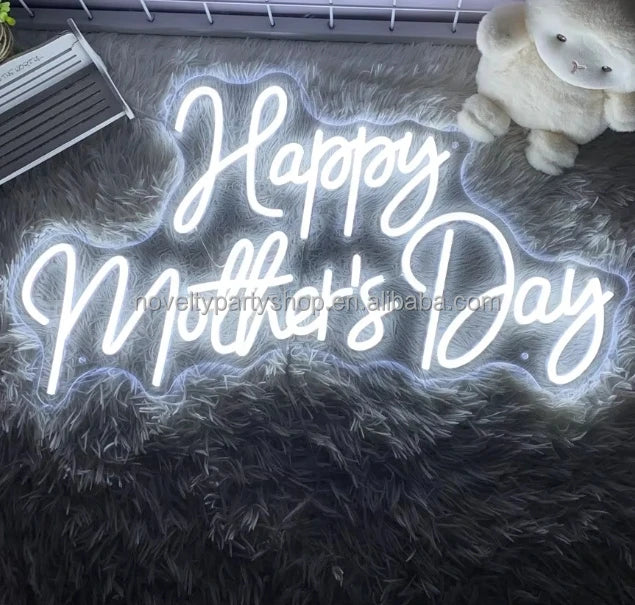 Mother's Day Decorations Personalized Gifts for Mom Happy Mother's Day Neon Signs