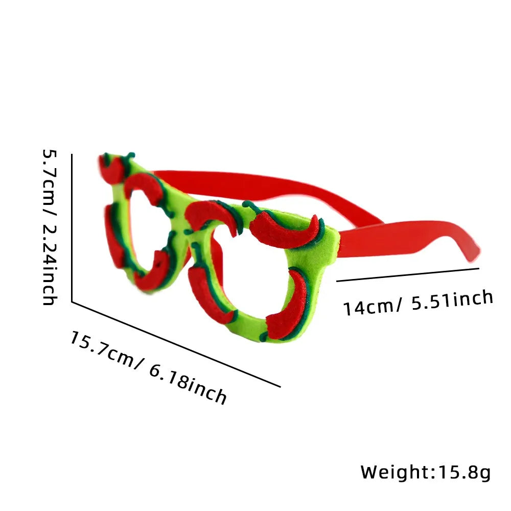 1Pcs Mexican Themed Glasses Cinco De Mayo Party Glasses Funny Carnival Party Supplies Ornaments