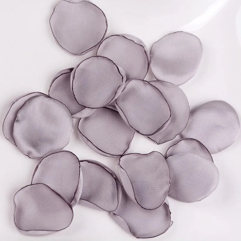 1 wedding party 200 pieces silk rose petals wedding flower girl table center ornament aisle confetti bride is valentine's petal decoration