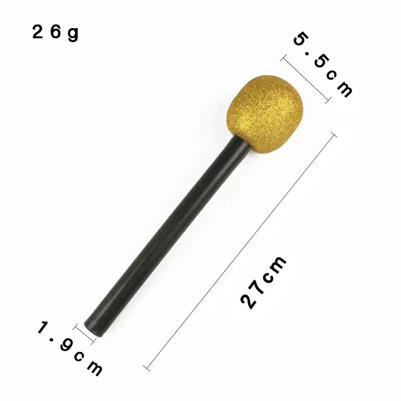 Halloween & Death Day 1pcs Themed Party Rockstar Cosplay Props Costumes Party Accessories Microphone Speaker Fake Karaoke Props Simulation Microphone
