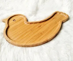 Wooden Crafts, Eco-Friendly Wooden Animal Shape Plate Natural Bamboo Cat Plate Tray