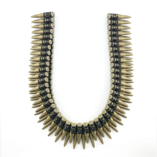 Halloween & Day of the Dead Plastic Toys Fake Bullet Belts Army Soldier Rifle Belts Luxury Bullet Belts Costume Accessories