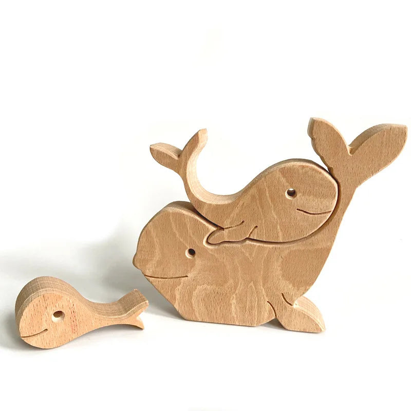 Wooden Crafts, New Arrivals Home Wooden Craft Decorative Gifts Wooden Animal Puzzle Gifts Valentine's Day Mom Day Wooden Gifts