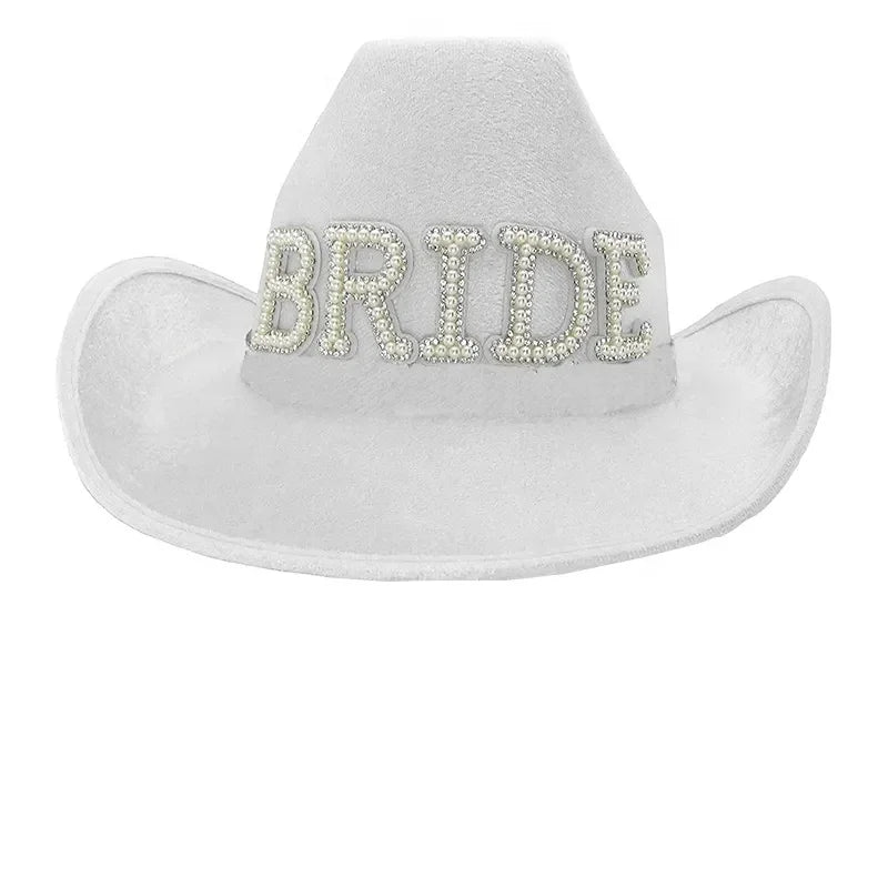 Bachelorette Party 1 Bride Becomes Cowgirl Final Disco Bachelorette Party Accessories Disco Cowgirl Cowboy Hat Bride Groom Cowgirl Cowboy Hat