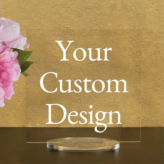 1 Wedding party, custom square table number with bracket transparent acrylic wedding table decoration modern wedding table number