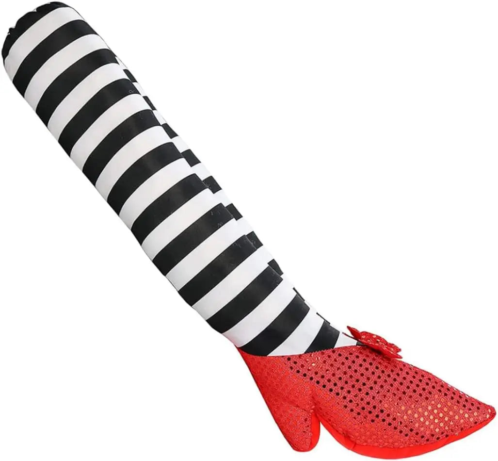 Halloween & Day of the Dead on Halloween Wicked Witch Legs Crush Witch Striped Feet Heels Halloween Decorative Witch Legs Halloween