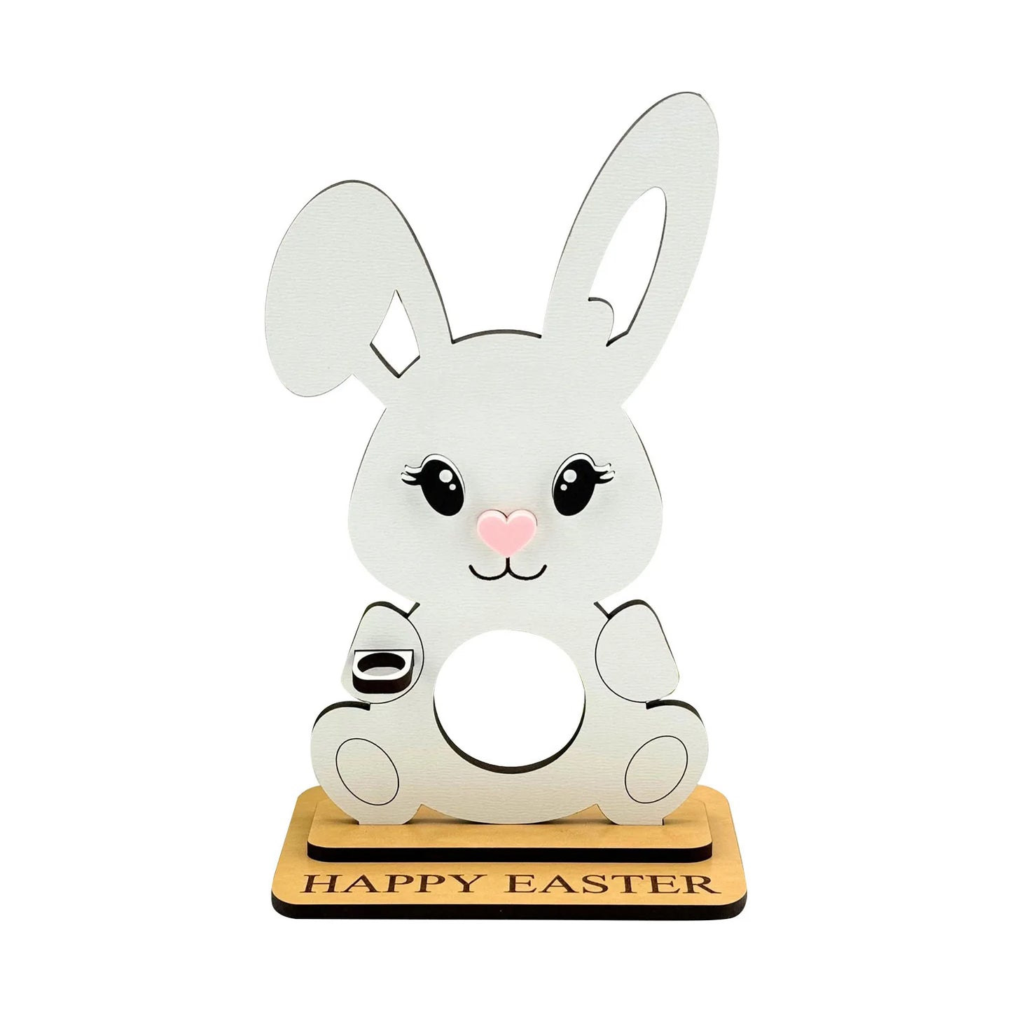 Easter and Thanksgiving 3 Personalized DIY Named Easter Wallet Ornament Easter Bunny Layered Cake Wallet Gift Ornament Cute Bunny Wallet Storage Gifts