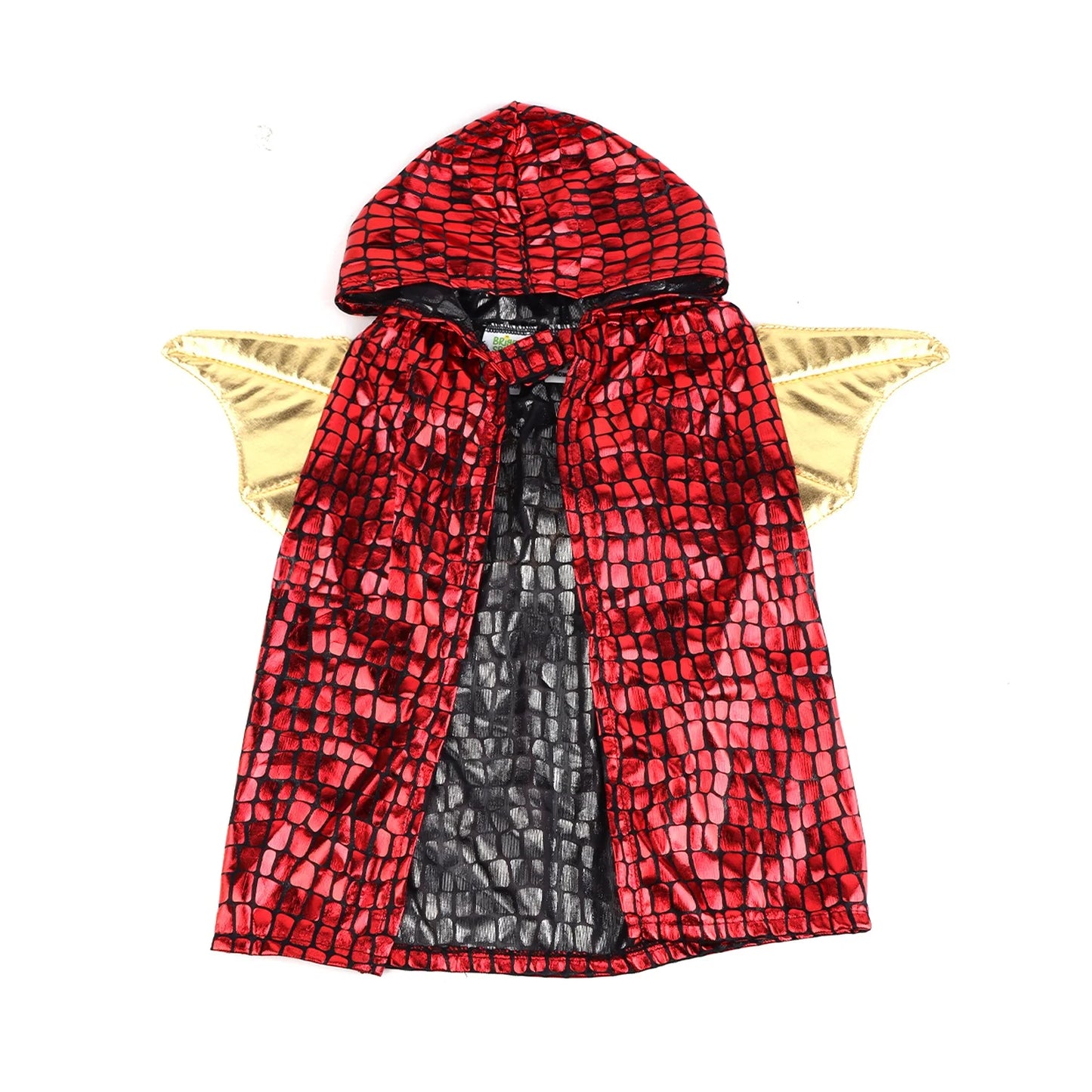 Halloween &amp; Day of the Dead Kids Cape Cosplay Costume Cute Dinosaur Design Costume Cape Red Dragon Cape 