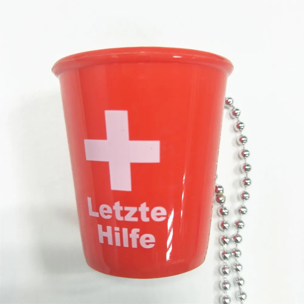 Bachelor Party 1 Individual Printing Shooting Glass Necklace Bachelor Party Beads Necklace Cup