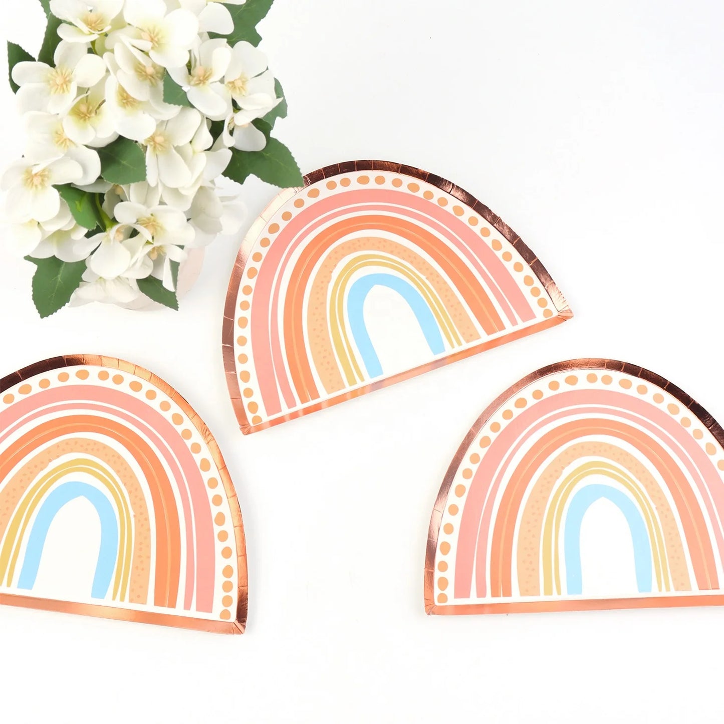 Birthday Party 2 Bohemian Rainbow Birthday Party Decorations Supplies 12 Guests Bohemian Rainbow Paper Plate