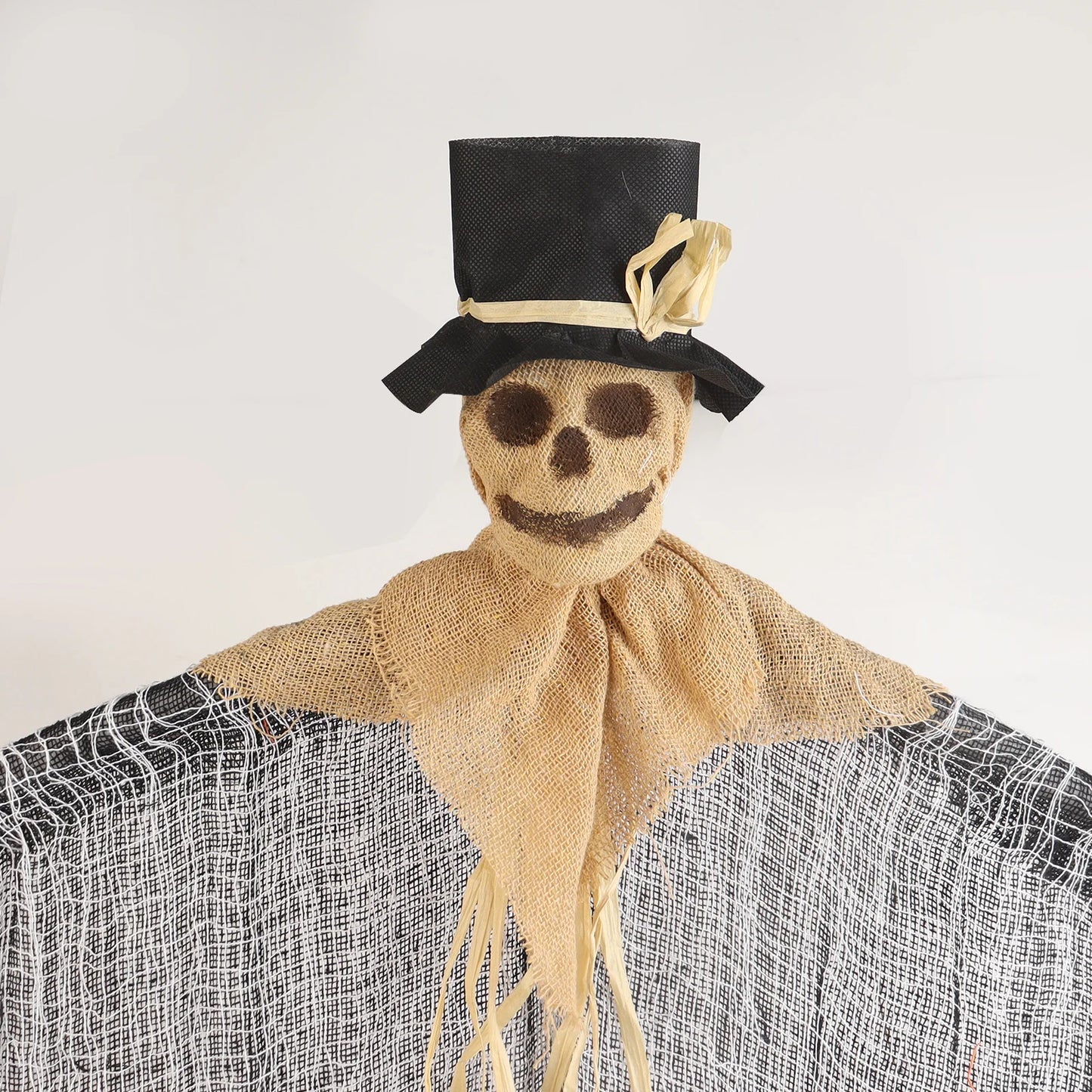 Halloween & Day of the Dead Scary Halloween Scarecrow Hanging Skeleton with Runic and Hat 91 CM