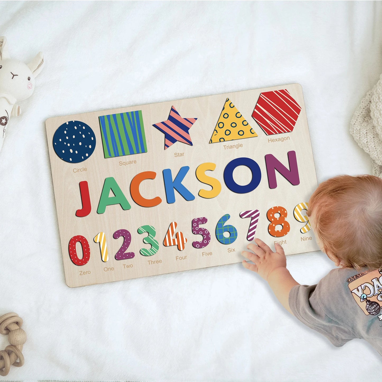 Wooden crafts, personalized wooden name puzzles, custom baby showers, boys and girls, alphabet toys, toddler gifts