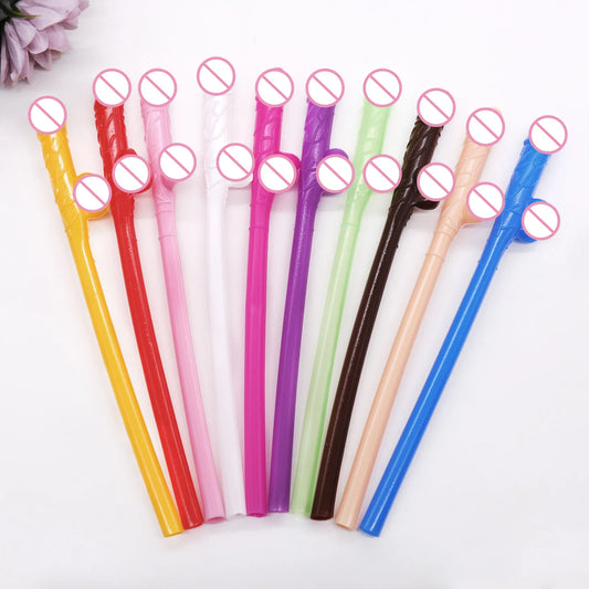 Bachelorette Party 1 Bride Will Be Various Colors Willie Woodpecker Drink Straw Hen Party Penis Straw Bachelorette Party Supplies
