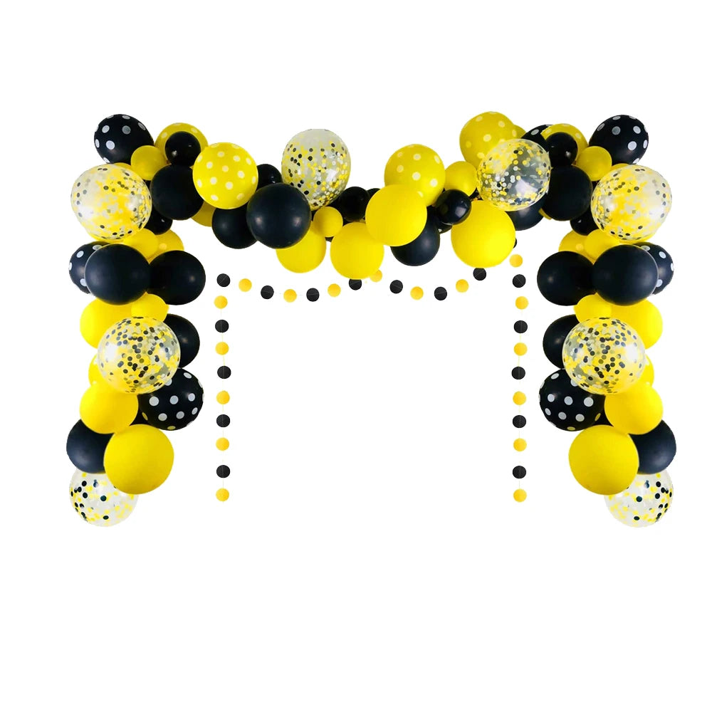 Birthday Party 2 Bee Party Decoration Baby Shower Honey Birthday Party Supplies Bumblebee Balloon Wreath Kit Bee Balloon Chain Decoration
