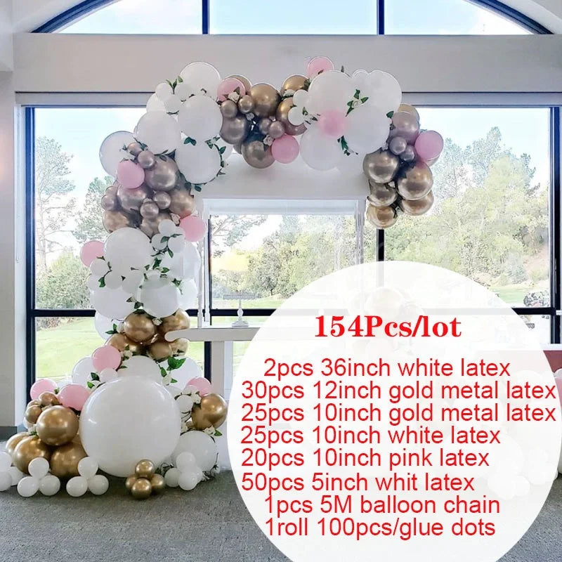 1 Wedding party, new product custom 16 foot balloon string wedding decoration birthday bridal party balloon decoration wedding balloon arch kit