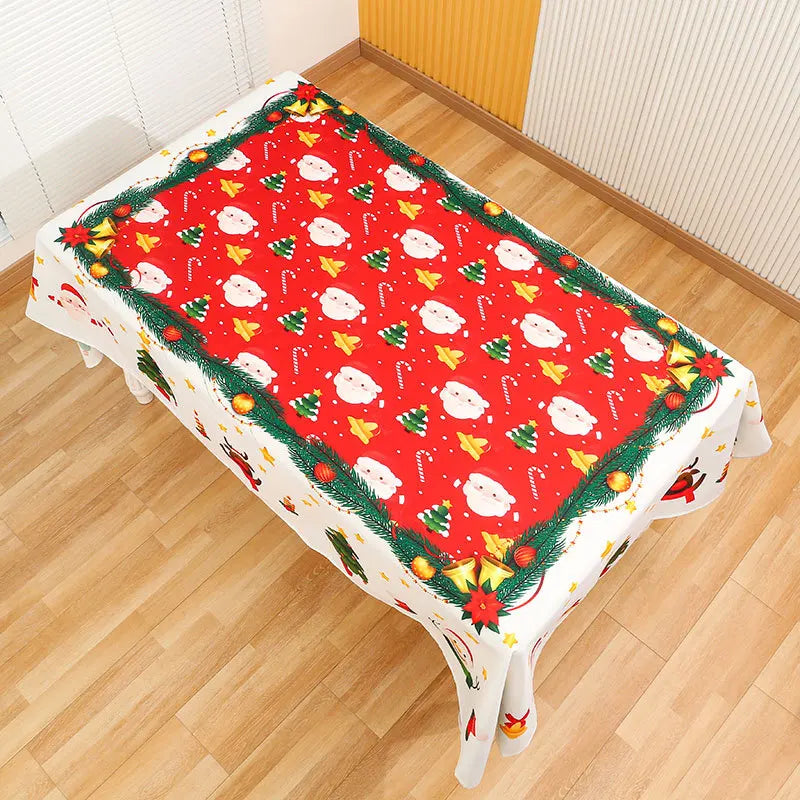 BBQ picnic birthday wedding party plastic tablecloth disposable tablecloth waterproof and oil proof tablecloth
