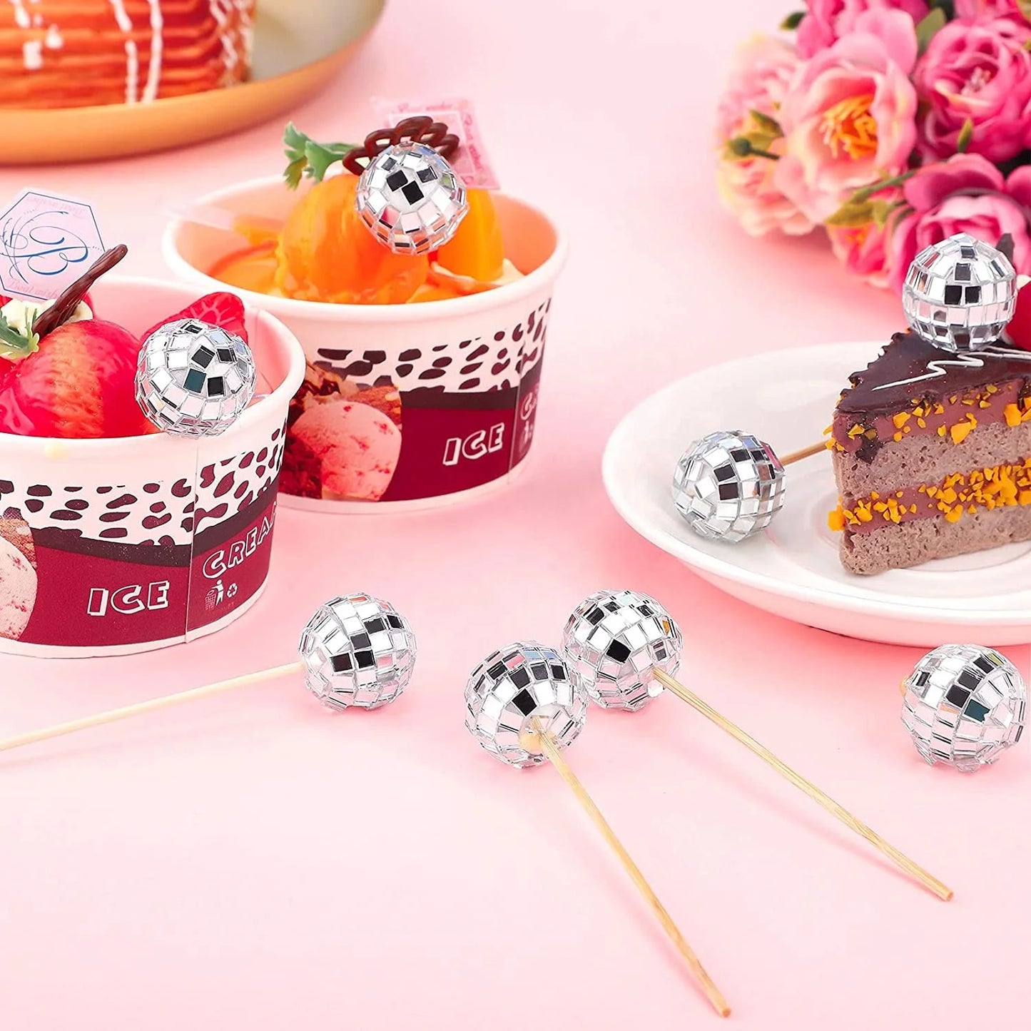 Bachelorette Party 1 1970s Disco Ball Cake Decoration Disco Theme Cake Featured Disco Ball Cake Ingredients