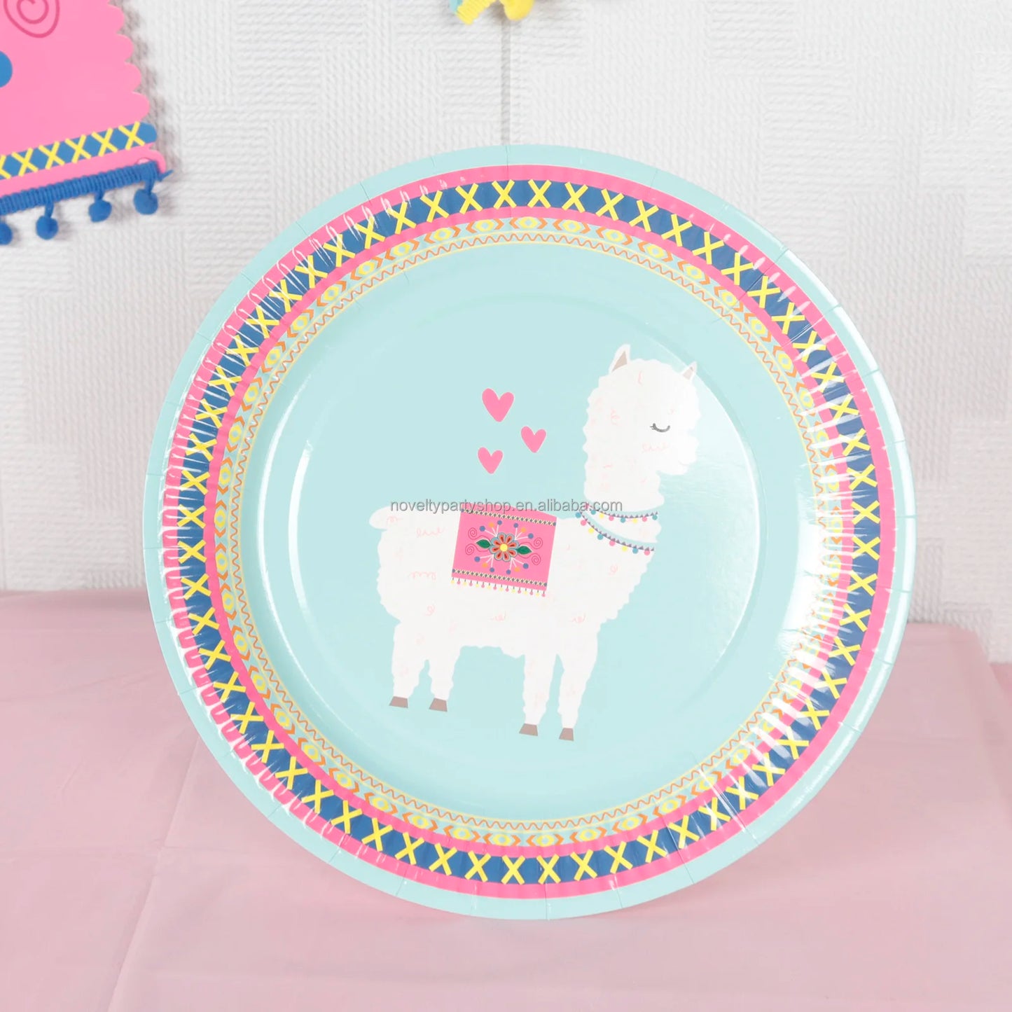 Birthday Party 2 Llama Birthday Party Supplies Front String Camel Themed Flags Birthday Party Supplies 8 Llama Party Supplies Set