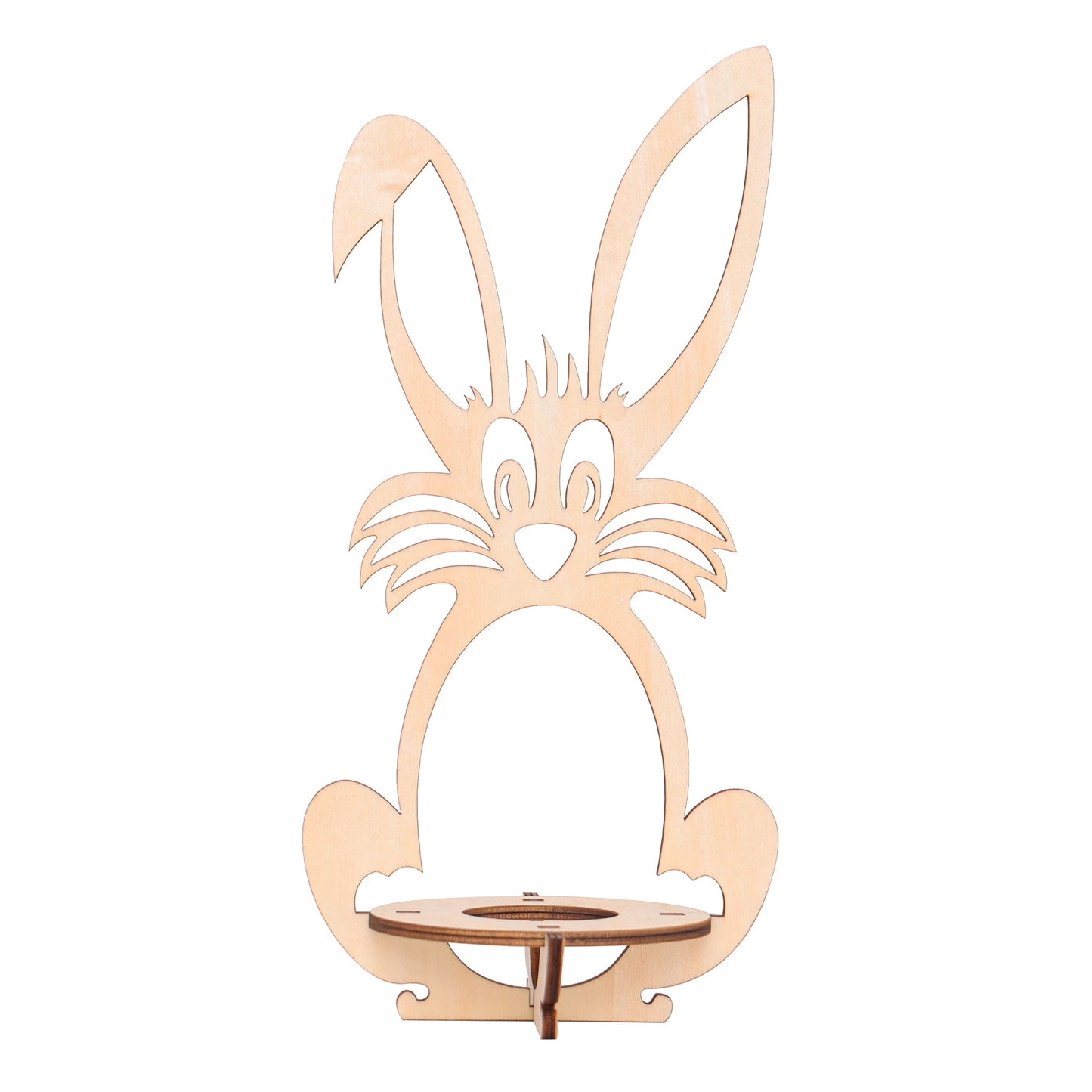 Páscoa e Ação de Graças 3 Suporte para Ovos de Coelho Suporte para Ovos de Coelho Decorado para Páscoa Presente Personalizado Cesta de Madeira de Primavera 