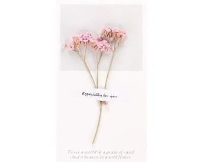 Wooden crafts, newly arrived dried flowers, wedding birthday, teachers' day, thanksgiving, mother's day greeting card, blessing, real flower card