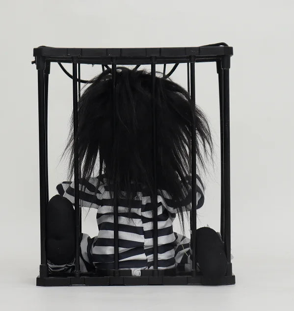 Halloween & Day of the Dead Decorate Horror Props Scary Skull Clowns Decorate Halloween Parties in Cages and Escape Rooms