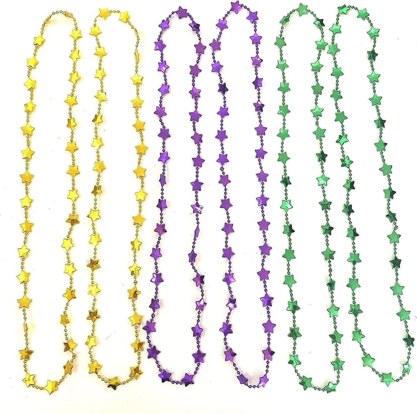 Carnaval Carnival Celebration Bead Necklace Various Metallic Bead Necklace 46 Inch Giant Ball Bead Necklace
