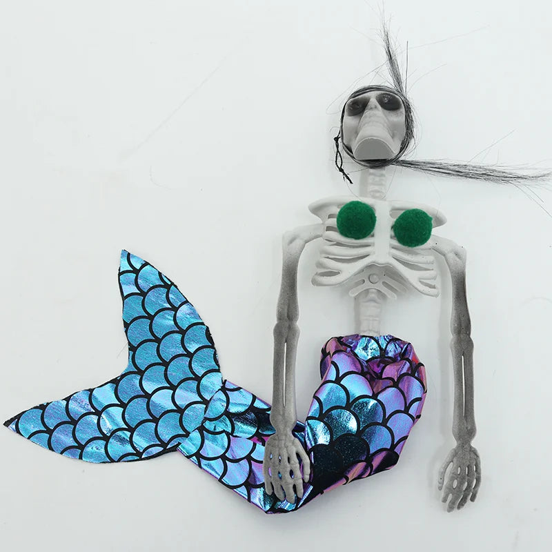 Halloween & Day of the Dead Halloween Decorative Props Scary Hanging Full Body Skeletons Halloween Party Plastic Crafts