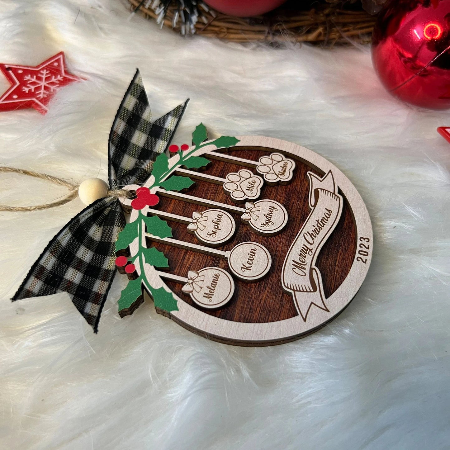 Cool Personalized Home Decorations 2024 Wooden Custom Christmas Decorations Gifts Custom Home Christmas Decorations