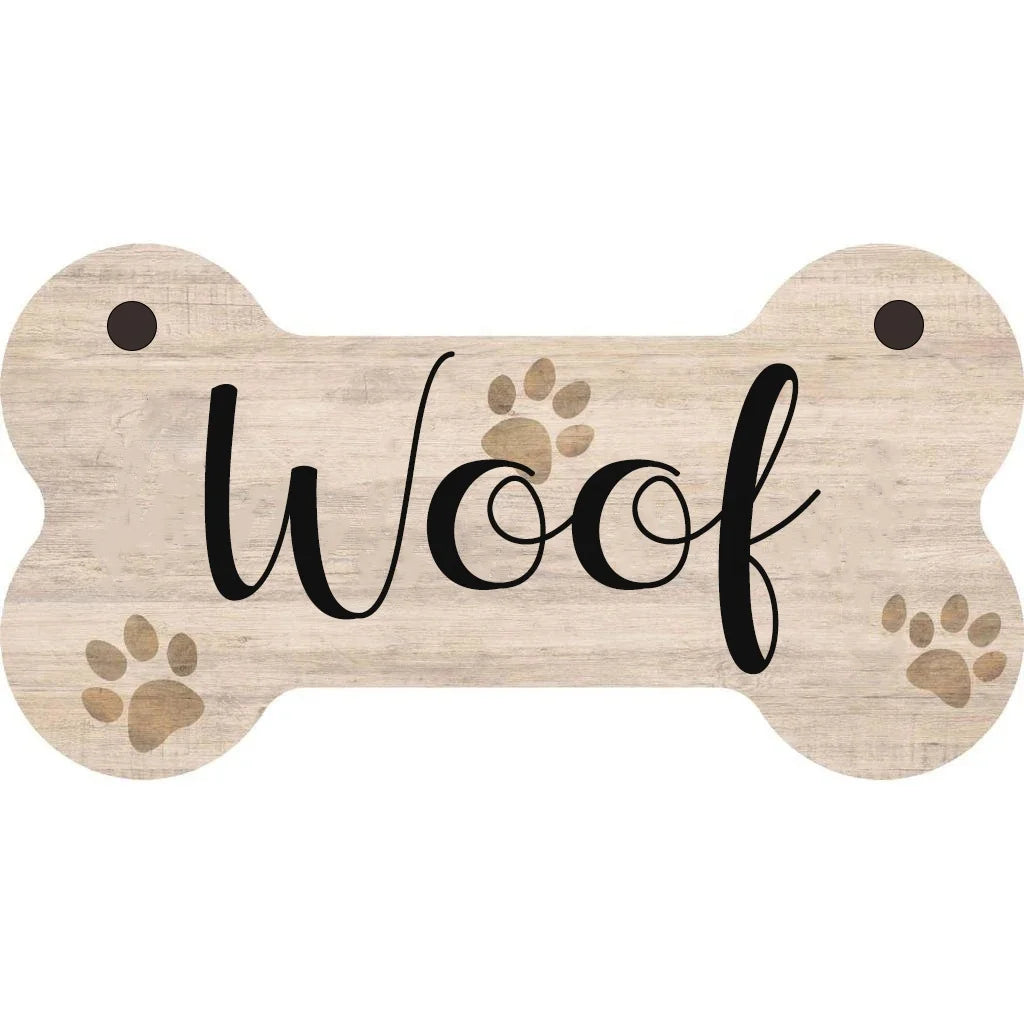 Pet Festival, Dog Bone Dog House Wooden Tag Dog Bone Logo Wooden Hanging Plaque Signs