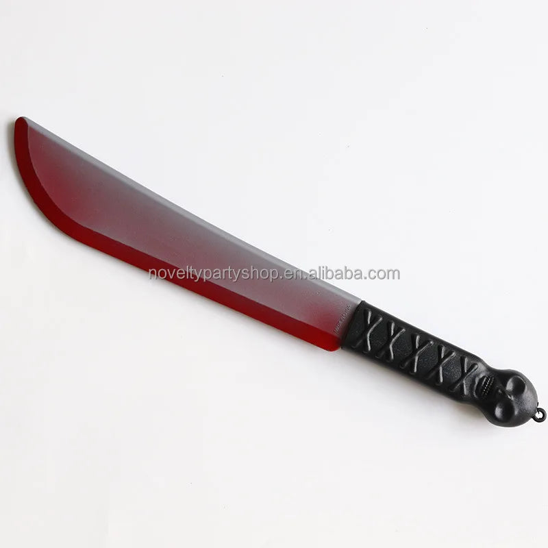 Halloween & Day of the Dead Halloween Machete Bloody Machete Props Bloody Fake Knife Toys Halloween Realistic Prank Props
