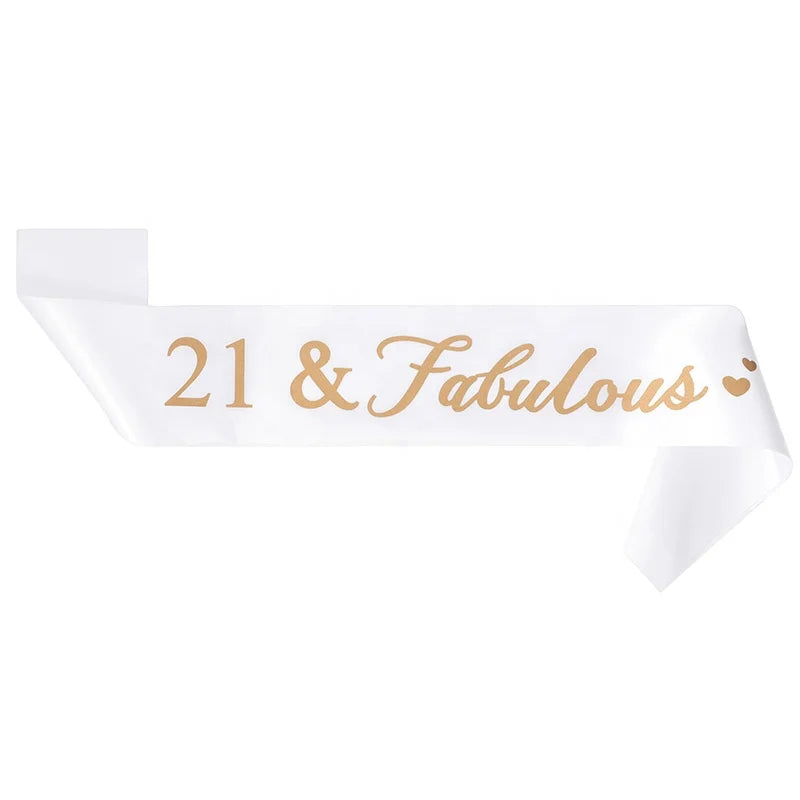 Festa de Aniversário 2 Mulheres Aniversário Glitter Coroa Menina Bolo Top Hat Etiqueta Cinto Cinto de Aniversário Alça de Ombro Festa Chapéus Conjunto Decorativo 