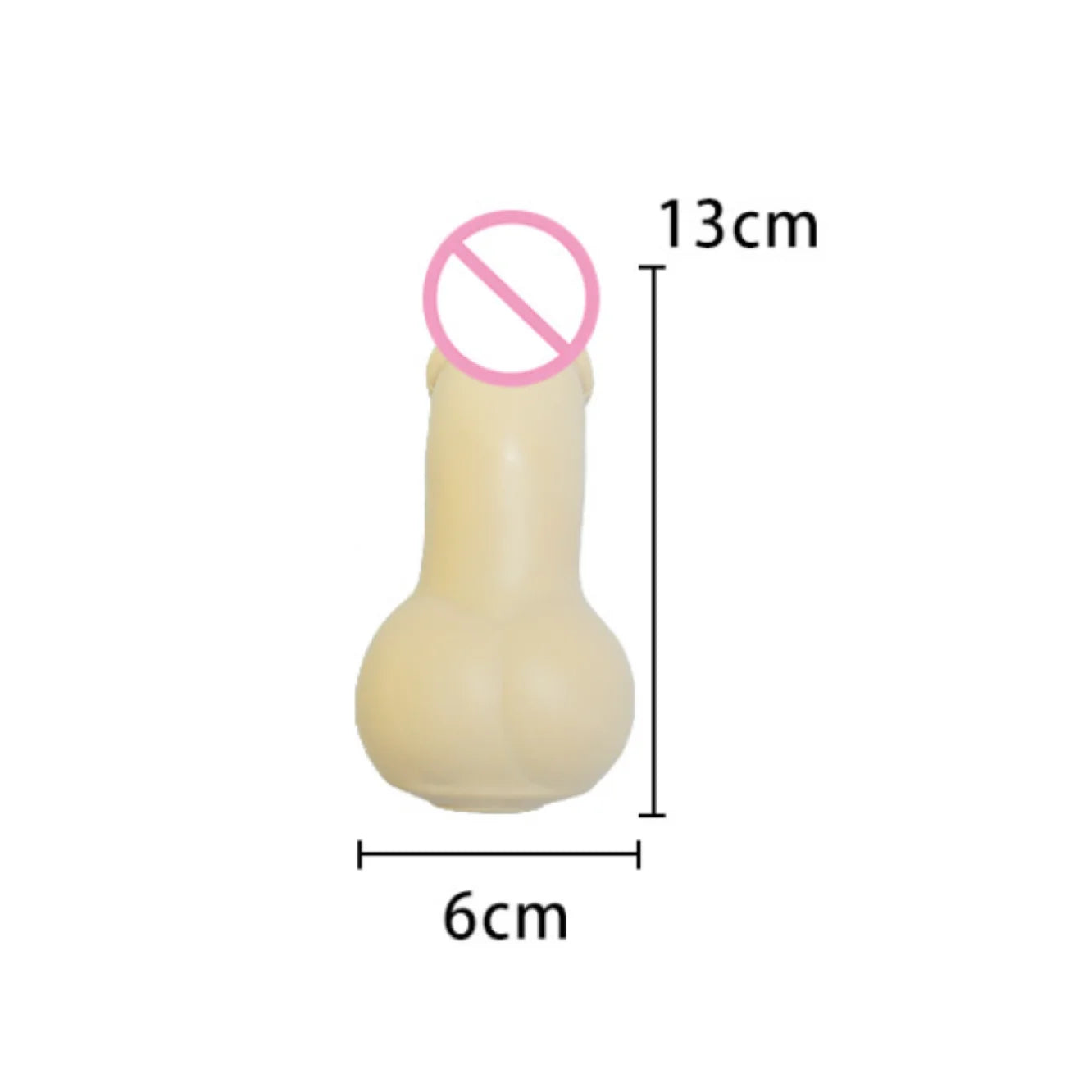 Bachelorette Party 1 Wholesale Party Favors Realistic Rubber Plastic Penis Squeezed Penis Pressure Relief Ball Anti-Pressure Novelty Gifts 