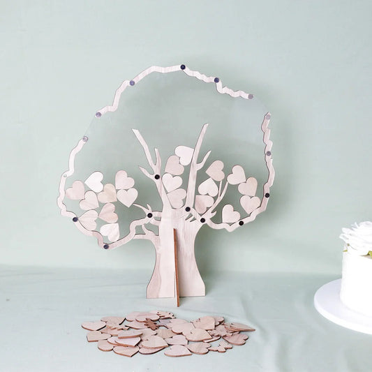 Wooden Crafts, Wedding Trees Guest Booking Tree Drop Boxes Personalized Rustic Tree Drop Boxes Wedding Guest Booking