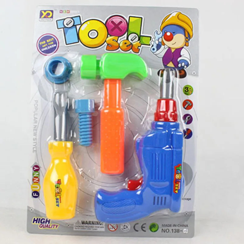Birthday Party 2 Pretend Cosplay Costume Cosplay Engineer Toy Set Children's Birthday Gift Boy Wrench Set Engineer Toy