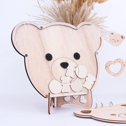 Birthday party custom baby shower signature logo memorable baby shower drop box and guestbook logo