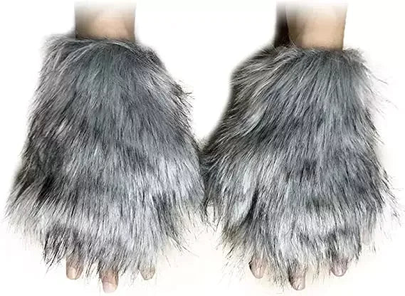 Fantasia de Halloween e Dia dos Mortos, brinquedos de lobo, presentes, rabo de lobo fêmea, orelhas e conjuntos, suprimentos para conjuntos de lobo de Halloween 