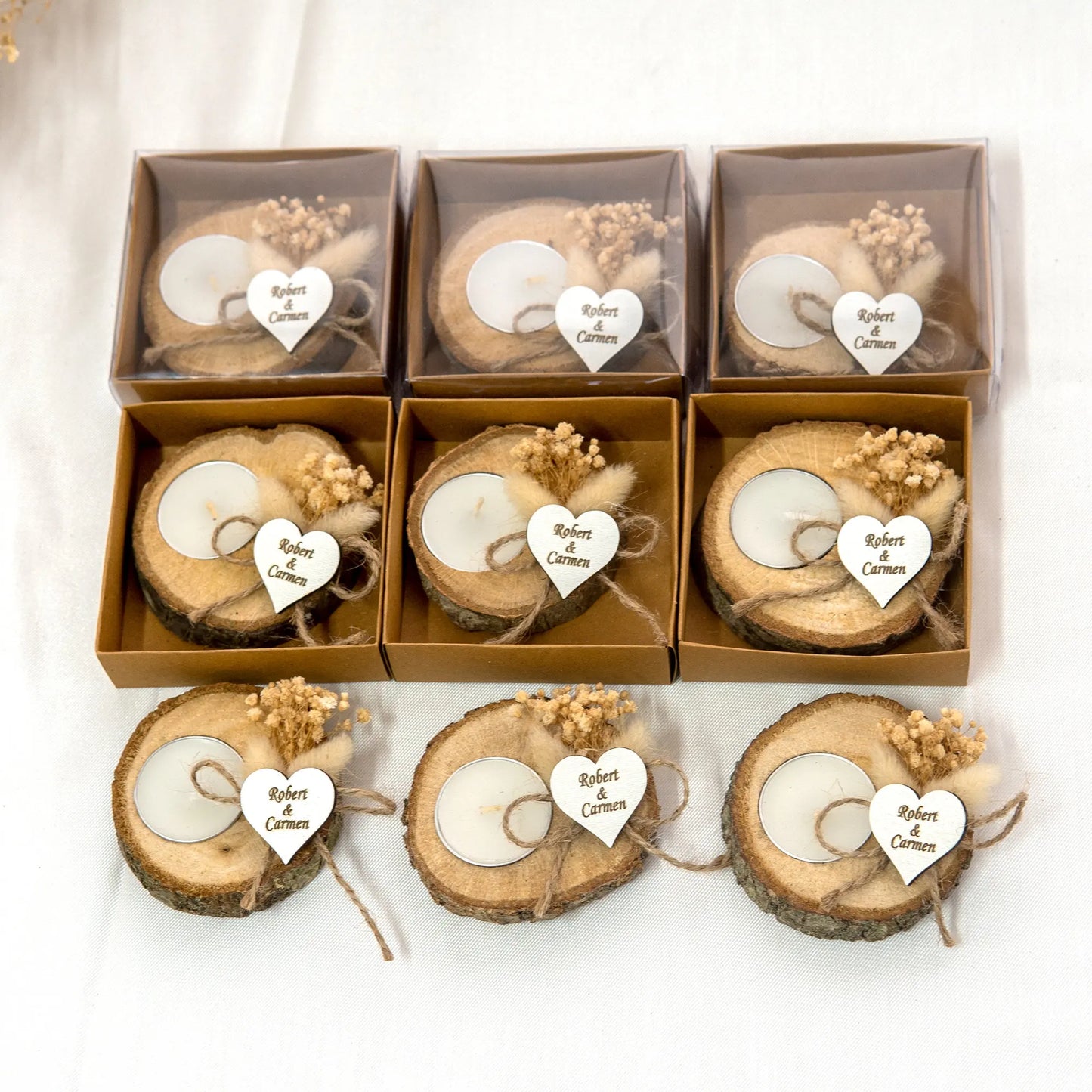 1 Wedding party personalized bulk wedding gift DIY wooden tea lamp candlestick guest country bridal shower wedding gift new