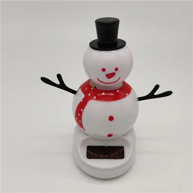 2020 new arrivals creative solar swing doll shaking head Christmas gift car ornament Christmas gift