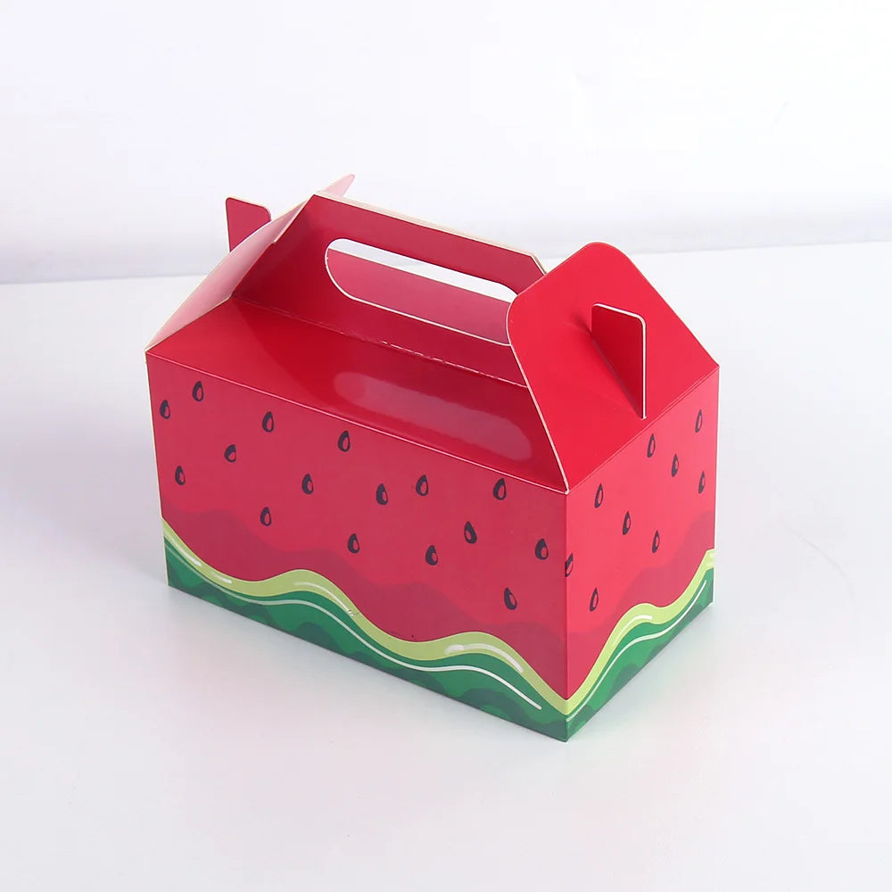 Watermelon Party Supplies Summer Party Candy Box Gift Bag Candy Gift Box