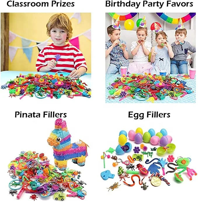 Birthday Party 2PCS Classroom Children's Birthday Party Treasure Box Prizes Gift Bags Fillers Various Pinata Fillers