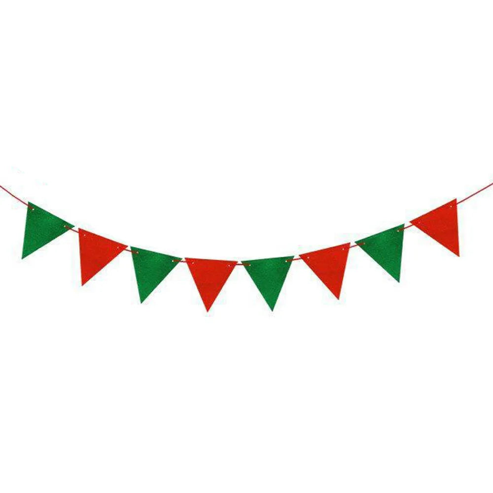 Merry Christmas banner hanging garland decoration party home decoration 
