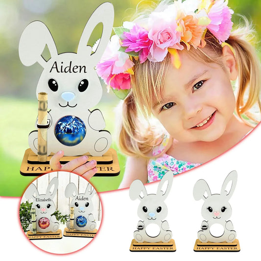 Easter and Thanksgiving 3 Personalized DIY Named Easter Wallet Ornament Easter Bunny Layered Cake Wallet Gift Ornament Cute Bunny Wallet Storage Gifts