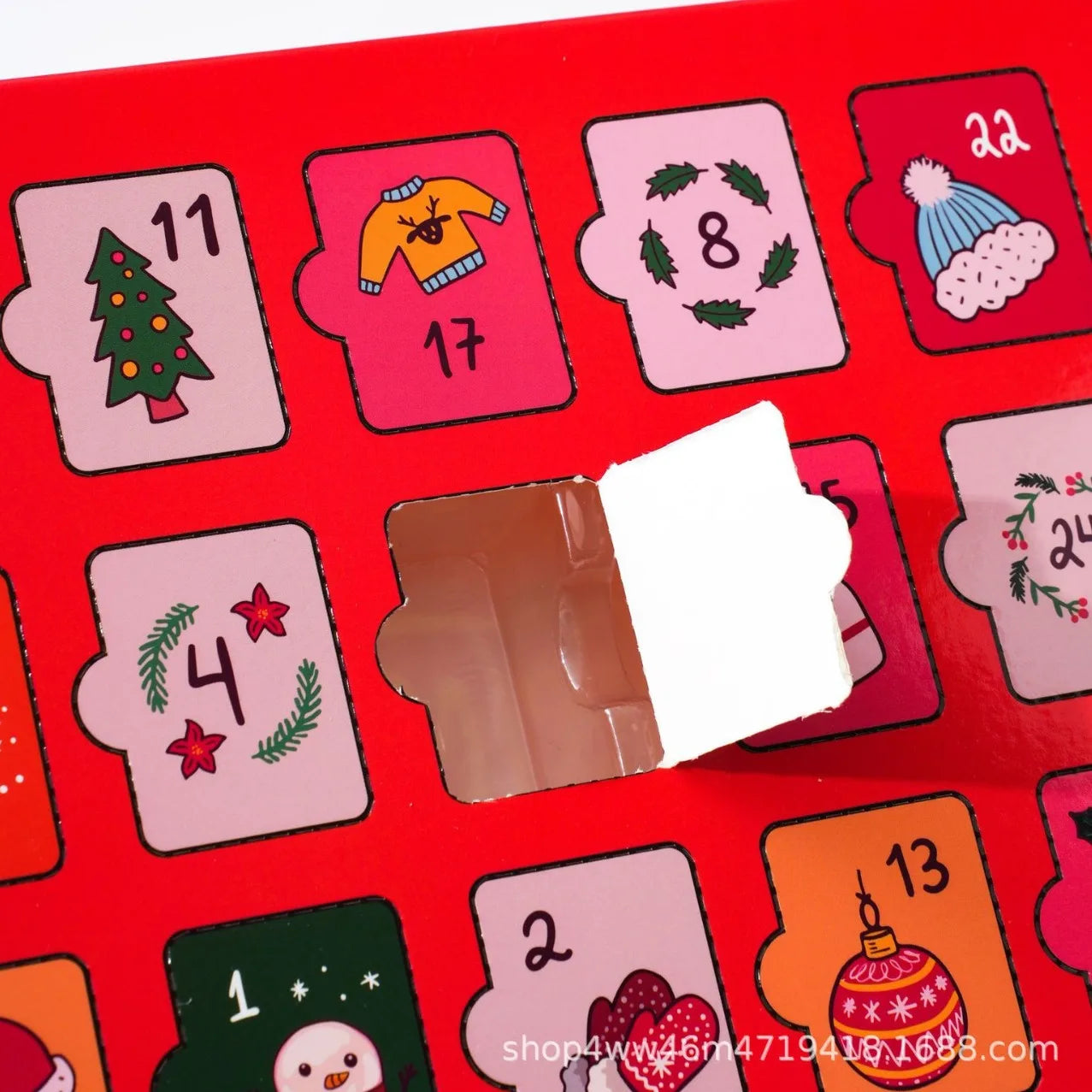 2025 DIY advent calendar christmas countdown gift box christmas holiday gift christmas 24 empty advent calendar box 