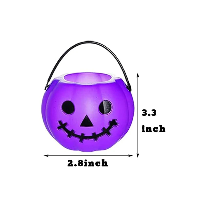 Halloween & Day of the Dead Various Halloween Candy Cauldron Kettle Witch Cauldron Halloween Mini Plastic Candy Pumpkin Barrel