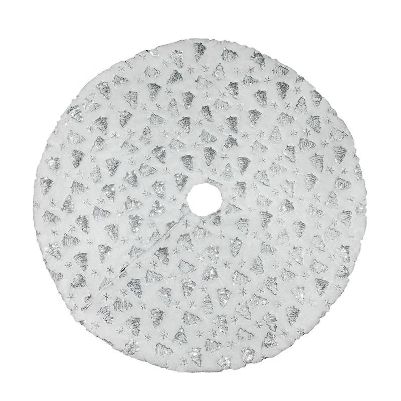 Christmas Tree Dress Christmas Ornaments Holiday Supplies Hot Sale Plush Tree Dress Pure Christmas Tree Dress Ornaments