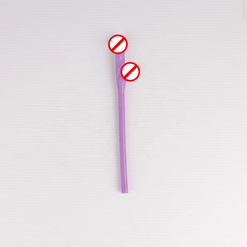Bachelor Party 1 Wholesale Colorful Bachelor Party Rose Gold Drinking Penis Straw Various Colors 30cm Penis Shaped Girls Night Drinking Straw